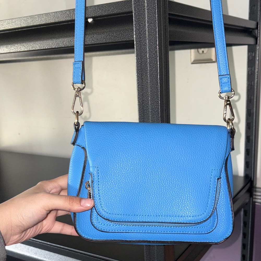 Stylish Blue Crossbody Bag